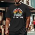 World's Okayest Hunter Deer Bow Hunting Dad Mens Big and Tall Men T-shirt