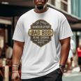 Mens Vintage Whiskey Label Dad Bod Drinking Father's Day Big and Tall Men T-shirt