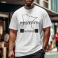 Minneswoleta Barbell Minnesota Gymer Big and Tall Men T-shirt