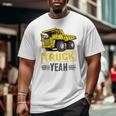 Truck Yeah Haul Truck Driver Backside Big and Tall Men T-shirt