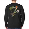 7Th Birthday Camouflage Hero Army Soldier Back Print Long Sleeve T-shirt