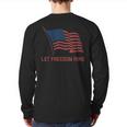 American Flag Let Freedom Ring 4Th Of July Back Print Long Sleeve T-shirt