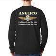 Anglico Eagle Globe Anchor VeteranBack Print Long Sleeve T-shirt