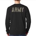 Army Digital Camo Back Print Long Sleeve T-shirt