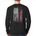 Best Uncle Ever American Usa Flag Father’S Day For Dad Back Print Long Sleeve T-shirt
