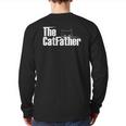 The Catfather Cute Cat Father Back Print Long Sleeve T-shirt