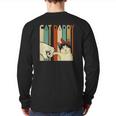 Cats 365 Cat Daddy Men Retro Cats Back Print Long Sleeve T-shirt