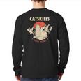 Catskills New York Ny Hiking MountainsBack Print Long Sleeve T-shirt