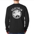 Celtic Theme Mclaughlin Irish Family Name Back Print Long Sleeve T-shirt