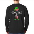 Cool Dad Elf Matching Family Group Christmas Party Pajama Back Print Long Sleeve T-shirt