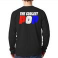 The Coolest Pop Popsicle 4Th Of July Father Dad Back Print Long Sleeve T-shirt