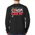 Cousin Crew Christmas 2023 Family Matching Santa Elf Xmas Back Print Long Sleeve T-shirt