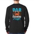 Dad The Man The Myth The Crabbing Legend Back Print Long Sleeve T-shirt
