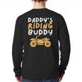 Daddy's Riding Buddy Quad Biker Atv 4 Wheeler Back Print Long Sleeve T-shirt Daddy's Riding Buddy Quad Biker Atv 4 Wheeler Back Print Long Sleeve T-shirt