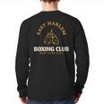 East Harlem New York City Boxing Club Boxing Back Print Long Sleeve T-shirt