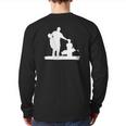 Father & Son Golfing Buddies For Life Back Print Long Sleeve T-shirt