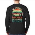 My Favorite People Call Me Boompa Fathers Day Vintage Back Print Long Sleeve T-shirt
