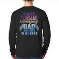 Happy Father's Day To The Most Amazing Dad In Heaven Back Print Long Sleeve T-shirt