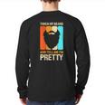 Happy Father's Day Touch My Beard And Tell Me I'm Pretty Top Back Print Long Sleeve T-shirt