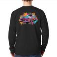 Jdm Car Tuning Japanese Domestic Market Automotiv Drifting Back Print Long Sleeve T-shirt