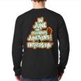 In June We Celebrate Junenth And Fathers Day Back Print Long Sleeve T-shirt