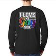 Lgbt Lesbian Gay Pride I Love My Gay Son Back Print Long Sleeve T-shirt