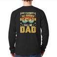 Mens Father's Day Ski My Favorite Ski Buddies Call Me Dad Back Print Long Sleeve T-shirt