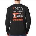 Mens If Pepa Can’T Fix It We’Re All Screwed Grandpa Back Print Long Sleeve T-shirt