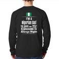 Mens Storecastle I'm A Nigerian Dad Father's Back Print Long Sleeve T-shirt