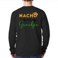 Nacho Average Grandpa Cinco De Mayo Mexican Festival Back Print Long Sleeve T-shirt