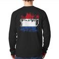 The Netherlands Holland Flag King's Day Holiday Back Print Long Sleeve T-shirt