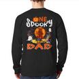One Spooky Dad Halloween Witch Boo Ghosts Scary Pumpkins Back Print Long Sleeve T-shirt