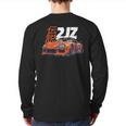 Orange Mk4 Jdm Tokyo 2Jz Supra Back Print Long Sleeve T-shirt