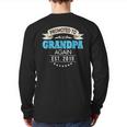 Promoted To Grandpa Again Est 2019 New Back Print Long Sleeve T-shirt