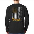 Promoted To Grandpa Est 2024 First Time Grandpa Patriotic Back Print Long Sleeve T-shirt