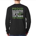 Proud Daughter Of A Vietnam Veteran War Soldier Back Print Long Sleeve T-shirt