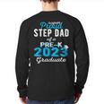 Proud Step Dad Of Pre K School Graduate 2023 Graduation Step Back Print Long Sleeve T-shirt