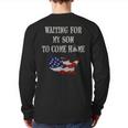 Red Friday Military Son Home From Deployment Back Print Long Sleeve T-shirt