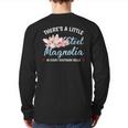 Theres A Little Sl Magnolia In Every Southern Belle Back Print Long Sleeve T-shirt