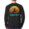 Santa Cruz Souvenir Retro Surf Vintage California Back Print Long Sleeve T-shirt