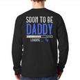 Soon To Be Daddy Est2023 New Dad Pregnancy Back Print Long Sleeve T-shirt