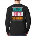 Straight Outta San Antonio Back Print Long Sleeve T-shirt