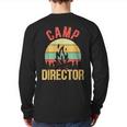 Summer Camp Director Counselor Camper Back Print Long Sleeve T-shirt