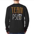 Team Psl Pumpkin Spice Latte Lover Back Print Long Sleeve T-shirt