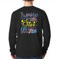 Twinkle Little Star Daddy Wonders What You Are Gender Reveal Back Print Long Sleeve T-shirt