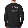 Usa Veteran Back Print Long Sleeve T-shirt
