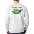 Big Brother Of Twins Two Peas In A Pod Back Print Long Sleeve T-shirt