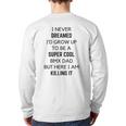 Bmx Dad Clothing Cool For Bmx Dads Back Print Long Sleeve T-shirt