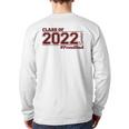 Class Of 2022 Senior Prouddad Maroon Grads Of 22 Dad Back Print Long Sleeve T-shirt