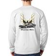 Classic Old School Muscle Car Classic Vintage American Car Back Print Long Sleeve T-shirt